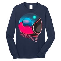 Space Adventure Red Planet Astronaut Long Sleeve Shirt