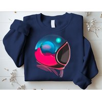 Space Adventure Red Planet Astronaut Sweatshirt