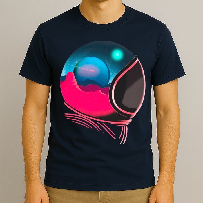Space Adventure Red Planet Astronaut T-Shirt