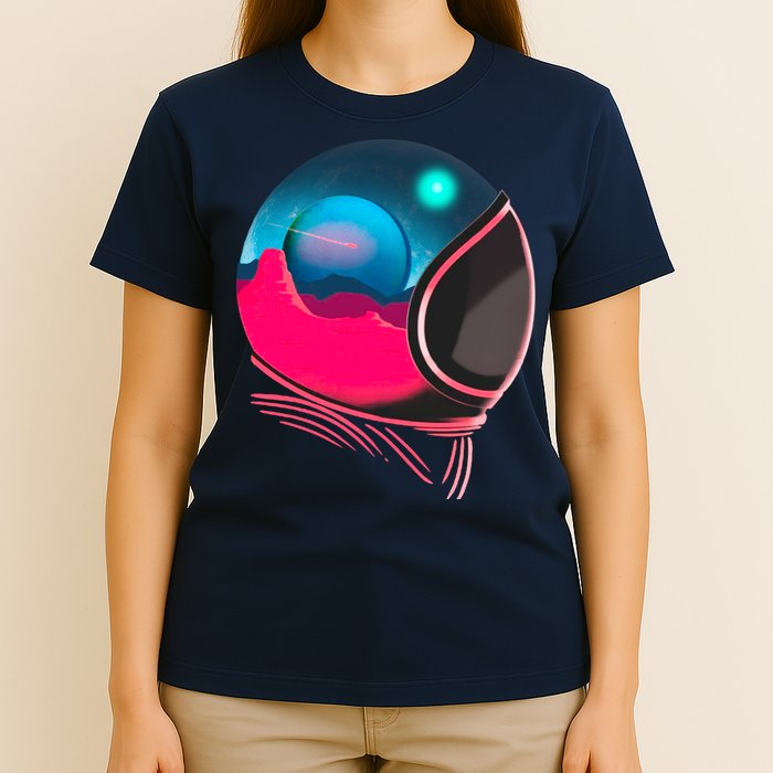Space Adventure Red Planet Astronaut T-Shirt