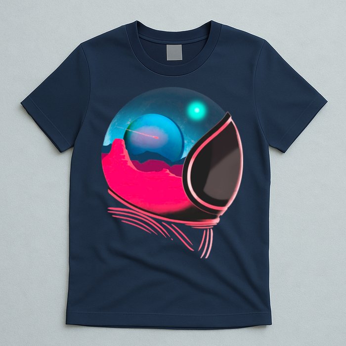 Space Adventure Red Planet Astronaut T-Shirt