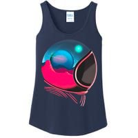 Space Adventure Red Planet Astronaut Ladies Essential Tank