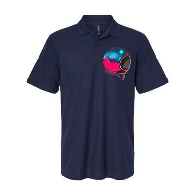 Space Adventure Red Planet Astronaut Softstyle Adult Sport Polo