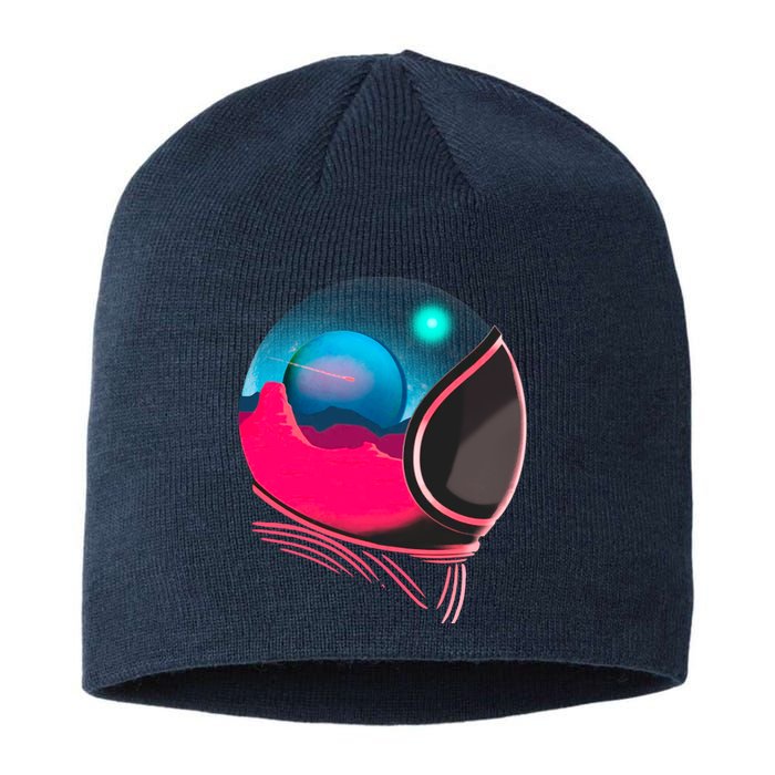 Space Adventure Red Planet Astronaut Sustainable Beanie