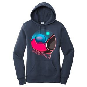 Space Adventure Red Planet Astronaut Women's Pullover Hoodie