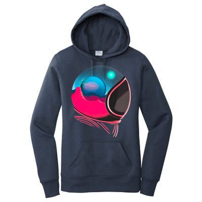 Space Adventure Red Planet Astronaut Women's Pullover Hoodie