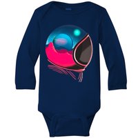 Space Adventure Red Planet Astronaut Baby Long Sleeve Bodysuit