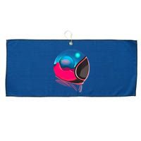 Space Adventure Red Planet Astronaut Large Microfiber Waffle Golf Towel