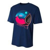 Space Adventure Red Planet Astronaut Performance Sprint T-Shirt