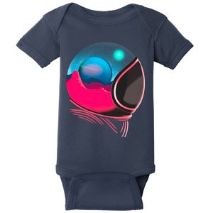 Space Adventure Red Planet Astronaut Baby Bodysuit