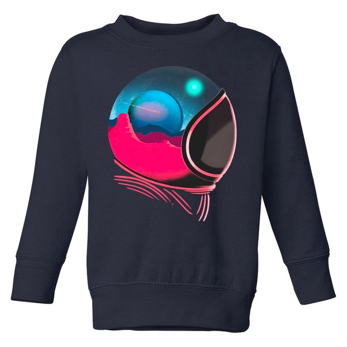 Space Adventure Red Planet Astronaut Toddler Sweatshirt