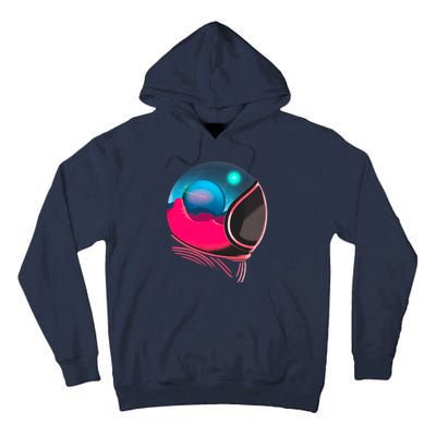 Space Adventure Red Planet Astronaut Tall Hoodie