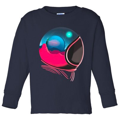 Space Adventure Red Planet Astronaut Toddler Long Sleeve Shirt