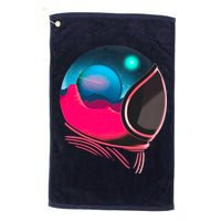 Space Adventure Red Planet Astronaut Golf Towel