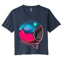 Space Adventure Red Planet Astronaut Crop Top
