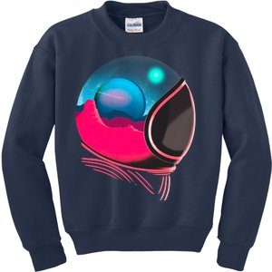 Space Adventure Red Planet Astronaut Kids Sweatshirt