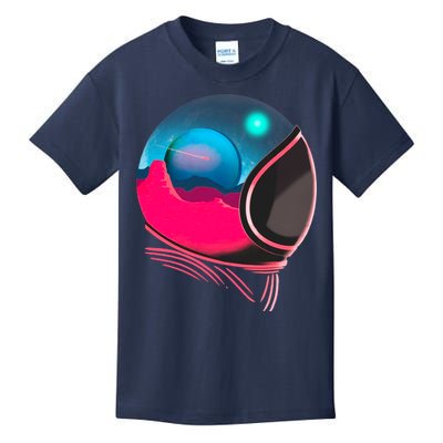 Space Adventure Red Planet Astronaut Kids T-Shirt