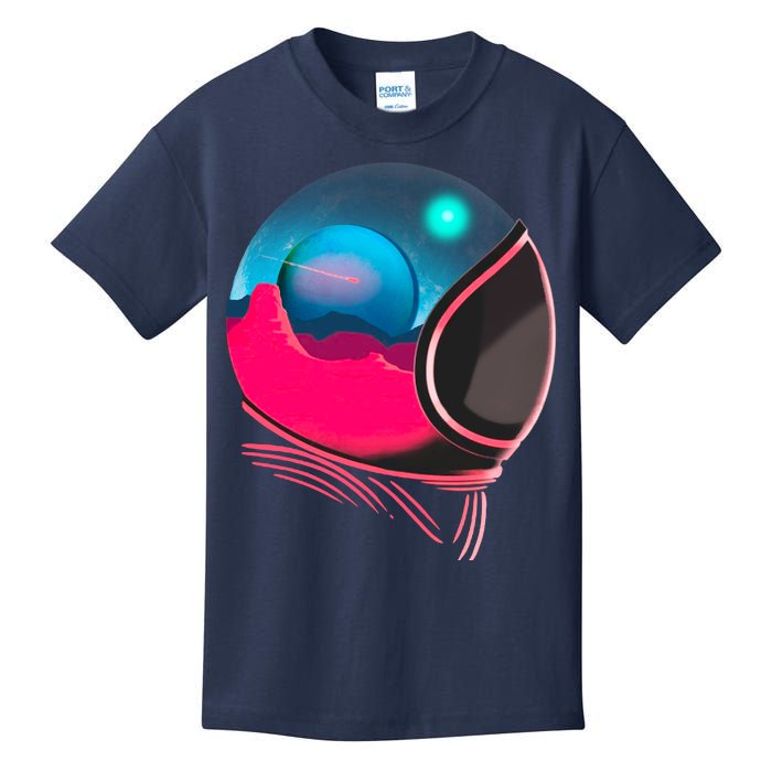 Space Adventure Red Planet Astronaut Kids T-Shirt