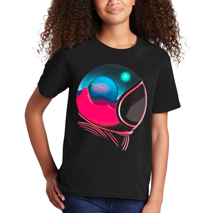 Space Adventure Red Planet Astronaut Kids T-Shirt