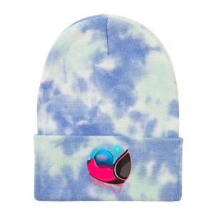 Space Adventure Red Planet Astronaut Tie Dye 12in Knit Beanie