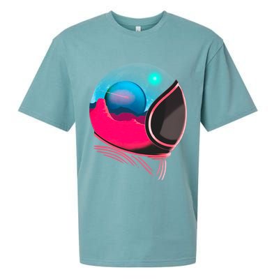 Space Adventure Red Planet Astronaut Sueded Cloud Jersey T-Shirt