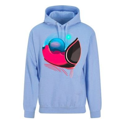 Space Adventure Red Planet Astronaut Unisex Surf Hoodie