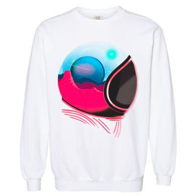 Space Adventure Red Planet Astronaut Garment-Dyed Sweatshirt