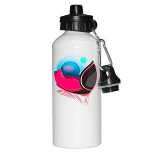 Space Adventure Red Planet Astronaut Aluminum Water Bottle