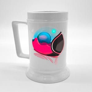 Space Adventure Red Planet Astronaut Beer Stein