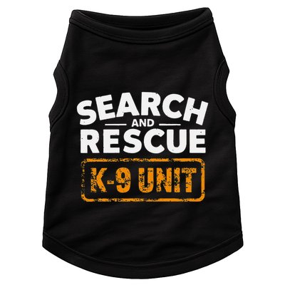 Search And Rescue Team Sar Emergency Response Doggie Tank