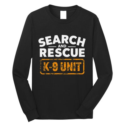 Search And Rescue Team Sar Emergency Response Long Sleeve Shirt