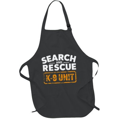 Search And Rescue Team Sar Emergency Response Full-Length Apron With Pockets