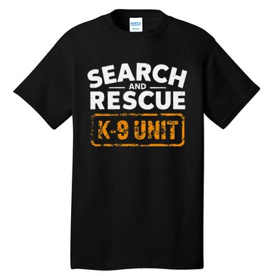 Search And Rescue Team Sar Emergency Response Tall T-Shirt