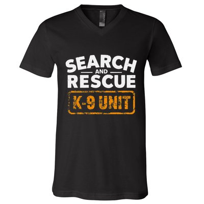 Search And Rescue Team Sar Emergency Response V-Neck T-Shirt