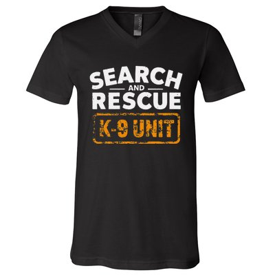 Search And Rescue Team Sar Emergency Response V-Neck T-Shirt