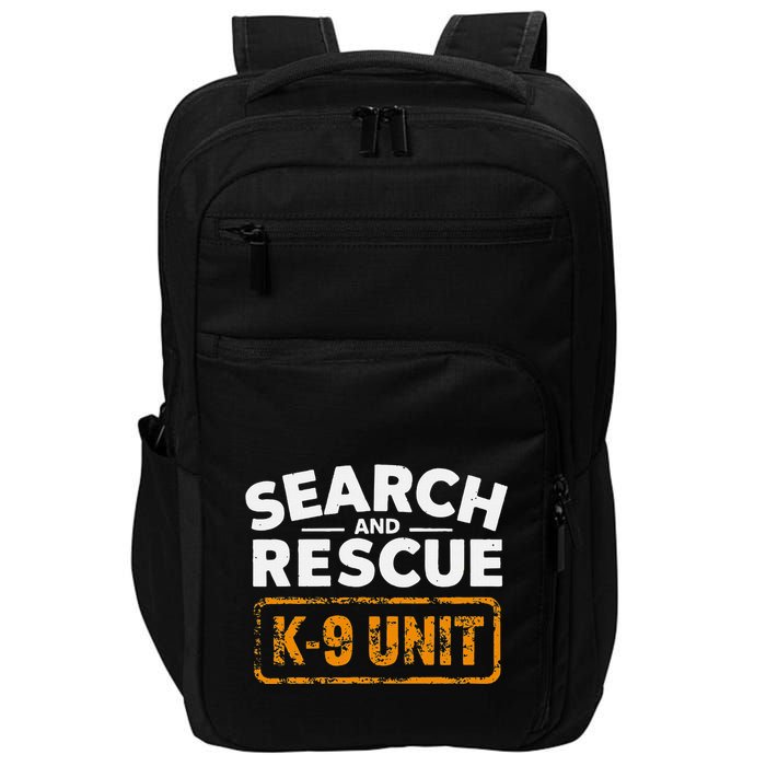 Search And Rescue Team Sar Emergency Response Impact Tech Backpack