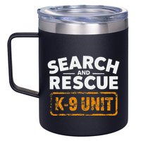 Search And Rescue Team Sar Emergency Response 12oz Stainless Steel Coffee Mug