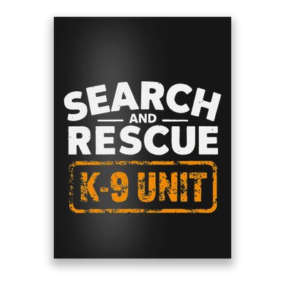 Search And Rescue Team Sar Emergency Response Poster