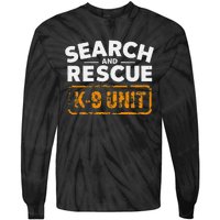 Search And Rescue Team Sar Emergency Response Tie-Dye Long Sleeve Shirt