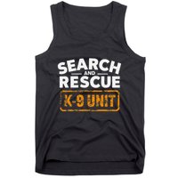 Search And Rescue Team Sar Emergency Response Tank Top
