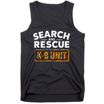 Search And Rescue Team Sar Emergency Response Tank Top