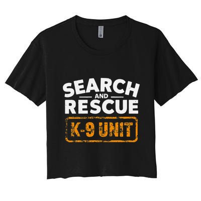 Search And Rescue Team Sar Emergency Response Crop Top
