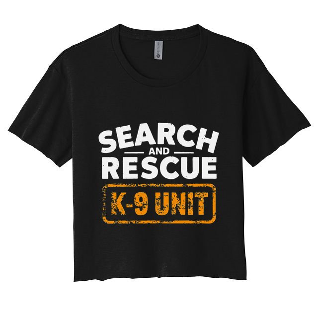 Search And Rescue Team Sar Emergency Response Crop Top