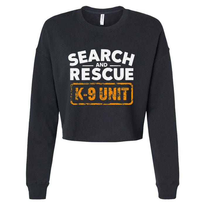 Search And Rescue Team Sar Emergency Response Cropped Pullover Crew