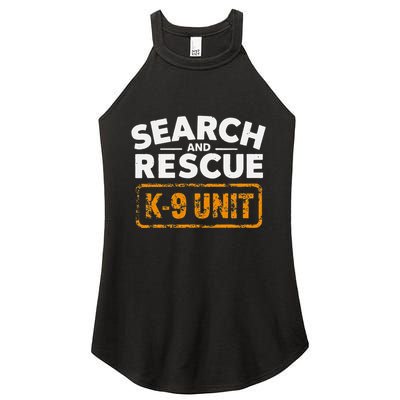 Search And Rescue Team Sar Emergency Response Women's Perfect Tri Rocker Tank