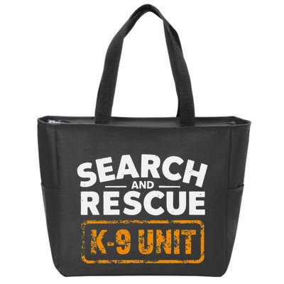 Search And Rescue Team Sar Emergency Response Zip Tote Bag