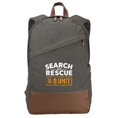 Search And Rescue Team Sar Emergency Response Cotton Canvas Backpack