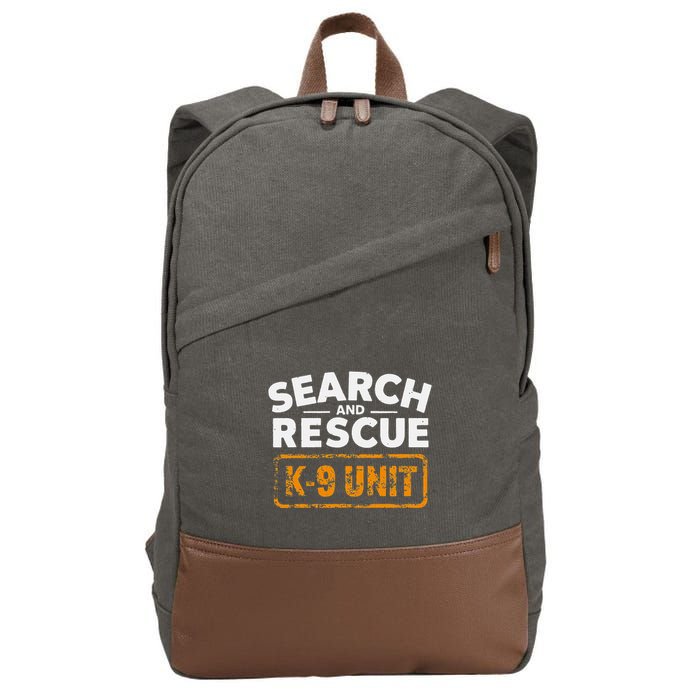 Search And Rescue Team Sar Emergency Response Cotton Canvas Backpack