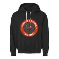 Search And Rescue Team Sar Emergency Response Garment-Dyed Fleece Hoodie