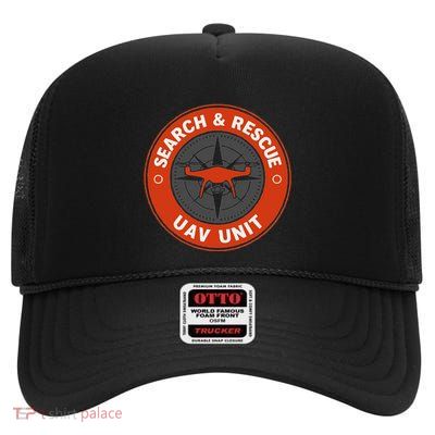 Search And Rescue Team Sar Emergency Response High Crown Mesh Back Trucker Hat